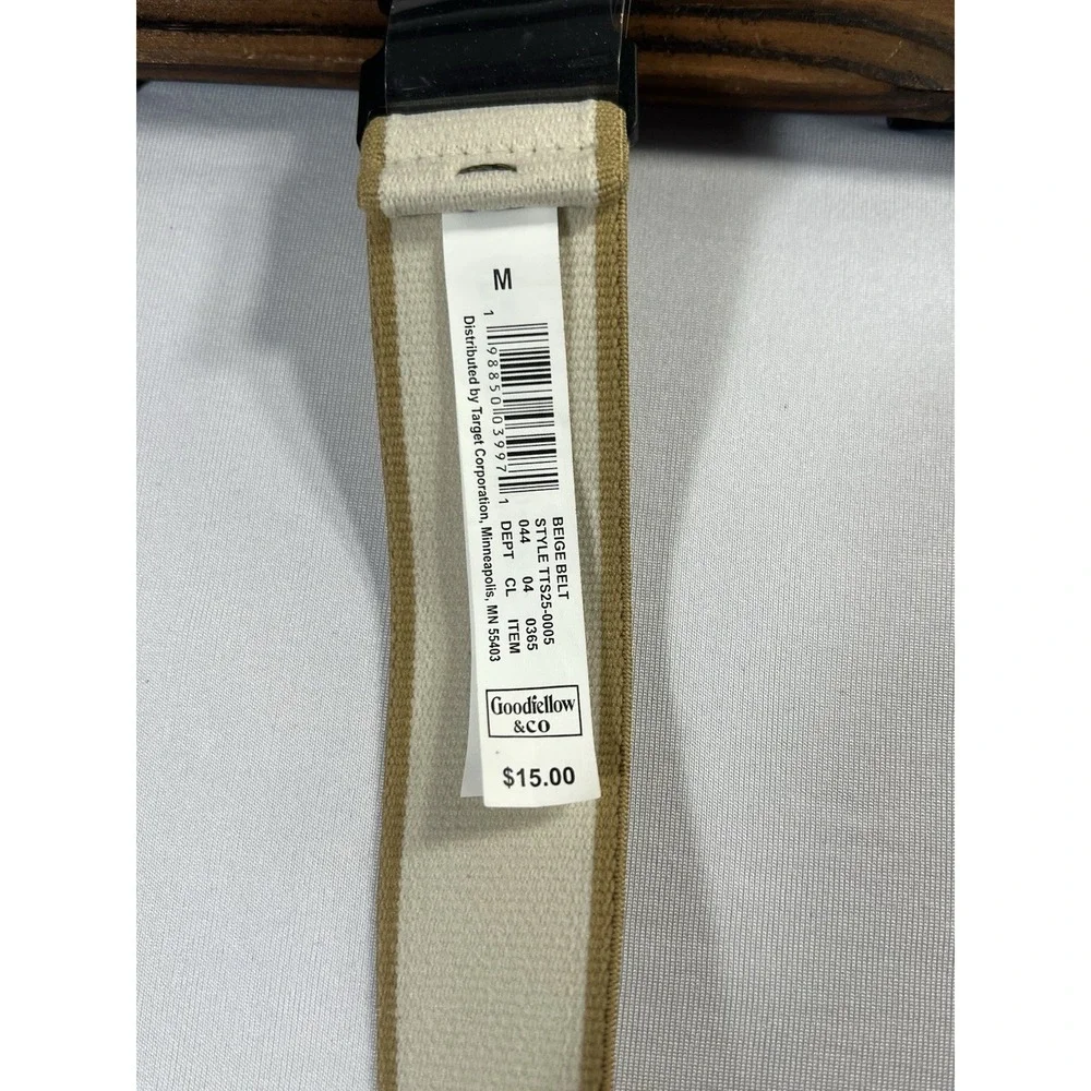 Goodfellow & co Mens Striped Edge Belt‎ Sz M(32-36)
